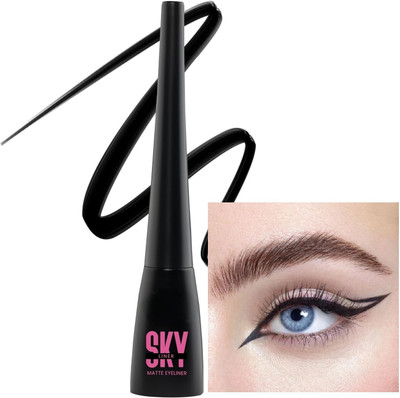 Yuency Liquid Eye Liner | Black | Long Lasting | Matte Finish | Smudge Proof 4.5 ml(black)