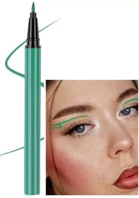 EVERERIN Ultra Fine Smudge and Water Proof green Sketch Eyeliner 1.5 g(green)