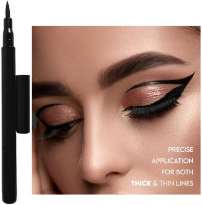 SEUNG Smudge Proof Eye Makeup Waterproof and Long wearing For Women 2 g(BLACK)