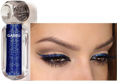 GABBU Matellic Blue Quick-dry matte eye liner white 3.5 ml(Matellic Blue)
