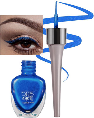 Arcanuy Quick Dry Smudge Proof, Transfer Proof Long Lasting Eye Liner 6 ml(blue)