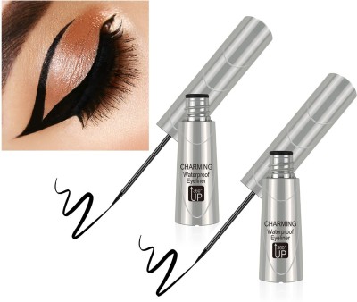 tanvi27 New Liquid Waterproof Super Eyeliner Combo 12 ml(SILVER)