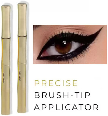 REIMICHI Waterproof & Long Wearing Felt Tip Bamboo Pen Eyeliner Quick Drying Combo 3 g(BLACK)