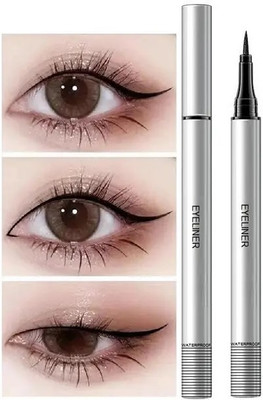 GABBU All Day Stay Black Smudge Proof & Long Lasting Eyeliner 2 ml(Black)