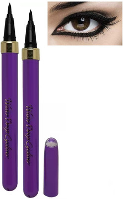 tanvi27 High Definition Water Proof Black Eyeliner Pen Combo 3 g(BLACK)