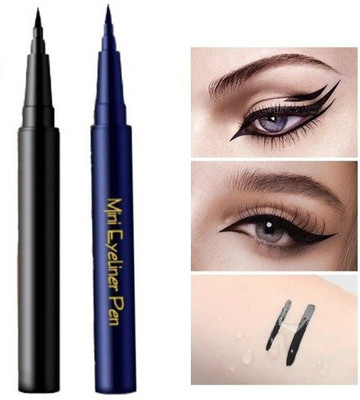 BLUEMERMAID BOLD LOOK EYE LINER SET OF BLACK & BLUE SKETCH EYE LINER 2.4 ml(MULTI-COLOR)
