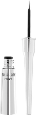 SWISS BEAUTY Waterproof Matte Liquid Black Eyeliner|Smudge Proof,Transfer Proof for EyeMakeup 4 ml(Black)
