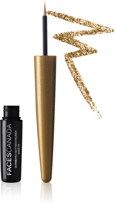 FACES CANADA Ultime Pro Glitter Eyeliner | Highly Pigmentated 1.7 ml(Gold 01)