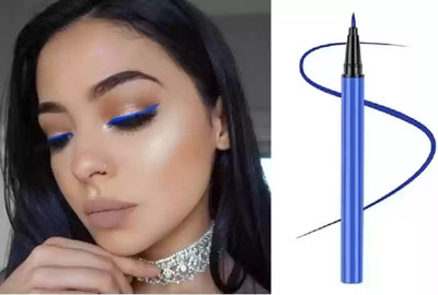 Jiwoo Sketch Blue Long Lasting Smudge Proof Eyeliner 2 ml(blue)