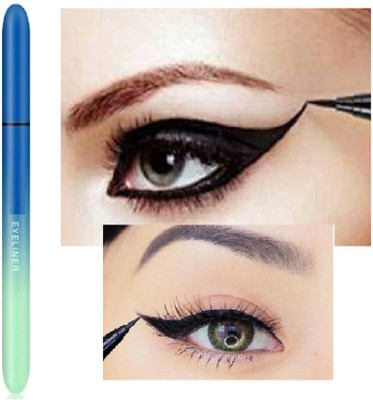 Latixmat Super Liner Waterproof With Flak & Smudge Proof Long Lasting 1.5 ml(Black)