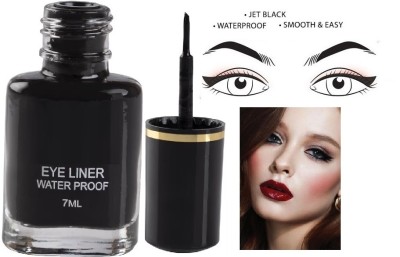 Wonholli Long Lasting Fine Tip For Precise Smooth Application Eyeliner 7 ml(BLACK)