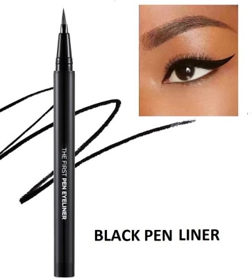 Facejewel 12Hrs Long Lasting Black Liquid Eyeliner Pen 3 ml(Black)