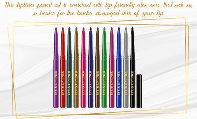 Amaryllis Ultra soft Multi used Eye Liner, Lip liner, kajal(MULTICOLOR, 24 g)