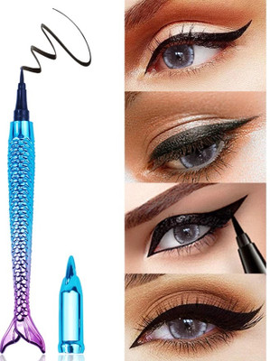 AFARAXIA FISH SHAPE WATERPROOF AND LONGLASTING PEN EYELINER 4 ml(Black)