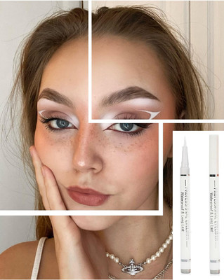 USBK Smudge Proof Eye Makeup | Quick Drying 2.5 g(WHITE)