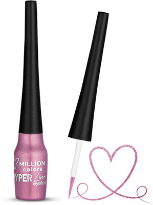 Million Colors Hyper Liquid Eyeliner Waterproof | Long Lasting | Smudge-Proof | Quick Drying 5 ml(BUBBLEGUM 10)