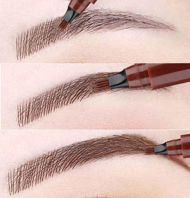 luzimaisa Best Eye brow Contouring Pencil Waterproof Eyebrow Pen 4 Micro(brown)