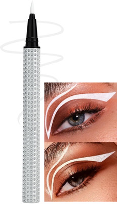 tanvi27 Matte Finish, Quick Drying Formula, Sweat Proof Liquid Pen White Eyeliner 1 g(White)