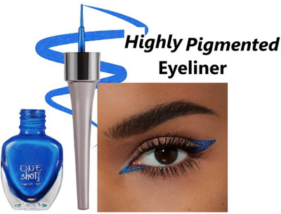 DARVING Liquid Eyeliner Waterproof, Long Lasting Shiny & Smudge Proof 6 ml(Metallic Blue)