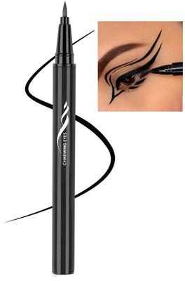THTC waterproof, non transfer and smudge proof Black color Sketch eyeliner 3 g(BLACK)