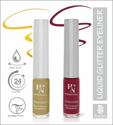 HIGHLIGHT NAILS HN-EL1-CB (EL1-07 ) ( EL1-15) 6 ml(GLITTER GOLDEN::WATER MELON)