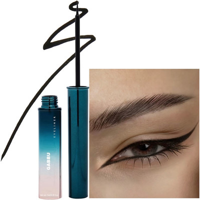 GABBU Line Eyeliner Intense Blackness Vitamin C & E Waterproof Long Lasting 5 ml(black)