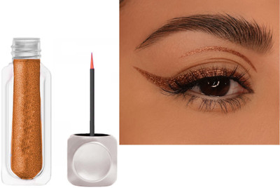 GULGLOW99 Prefact Metallic Satin High-Pigmented Eye Liner Eyeshadow Pen Smudge-proof 3.5 g(COPPER)
