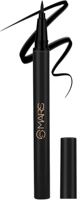 MARS City Strokes Charming Eyes Liquid Eyeliner Smooth Glide Long-lasting Eyeliner 1 ml(Black)