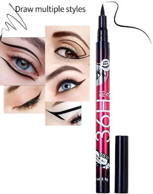 Aylily Sketch Eyeliner Pen Waterproof Long Lasting 5 g(Bold Black)