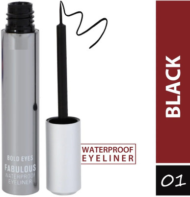 Yuency Matte Finish Smudgeproof Insta Bold Look Soothing Colour Quick Drying Eyeliner 6 ml(black)