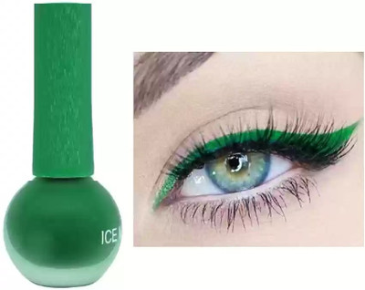 GABBU Sweatproof & Smudgeproof Liquid Eyeliner for All-Day Confidence 5 ml(green)