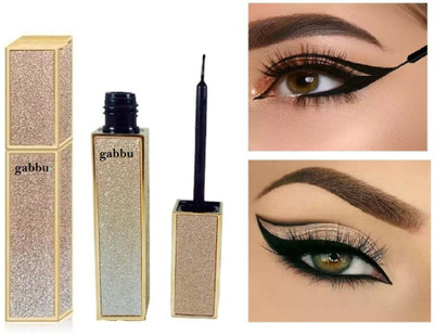 GABBU Matte Finish | Smudge Proof | Transfer Proof Eyeliner 6 ml(Black)