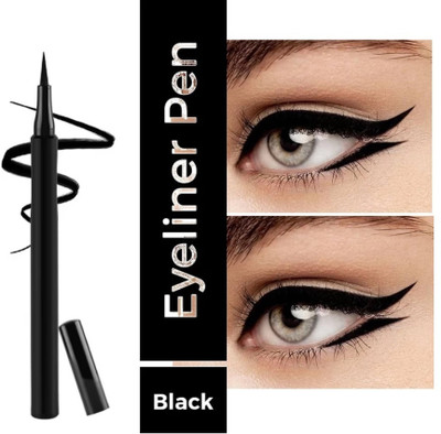 THTC MATTE FINISH BLACK COLOR LIQUID EYELINER 1.5 ml(BLACK)