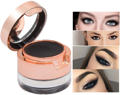 SEUNG SMUDGE PROOF CAKE KAJAL WITH DARK BLACK SHADE FOR SMOKEY LOOK 7 g(BLACK)