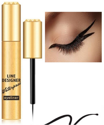 Luipui BEST TRENDING BLACK COLOR EYELINER PACK OF 1 8 ml(BLACK)