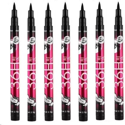 Zailie 36 HOUR EYELINER SET OF 7 17.5 g(Black)