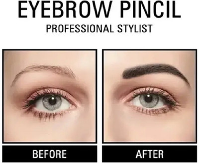 luzimaisa Eyebrow Pencil With Aloevera & Vitamin E 2 g(black)