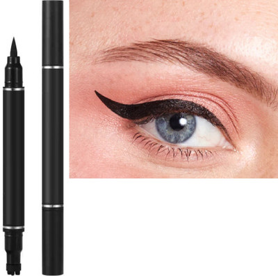 Latixmat Long Lasting Eyeliner With Star Moon and Flower Pattern 2 g(BLACK)