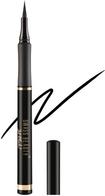 SWISS BEAUTY Jet Black Bold Felt Tip Eyeliner 1.2 ml(BLAKC)