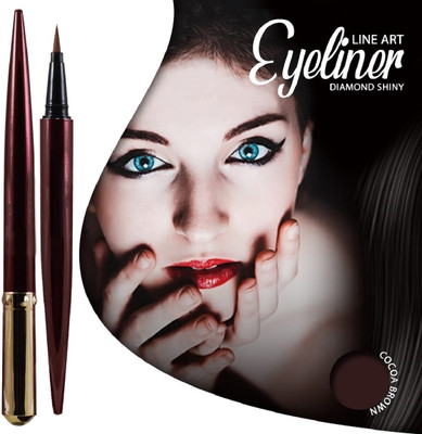 GFSU - GO FOR SOMETHING UNIQUE Brown Professional Glitter Shiner Eyeliner 1.5 ml(Brown)