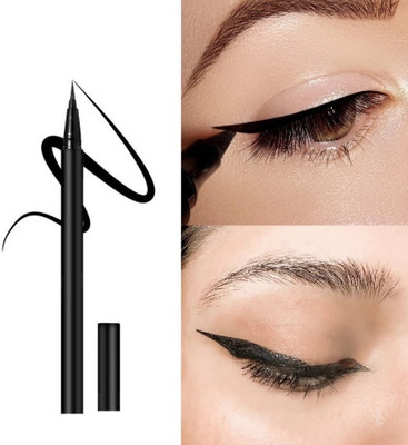 USBK Hour Wear - Matte Finish - Fine Tip Longwear Black Liquid Liner - Smudgeproof 2 g(BLACK)