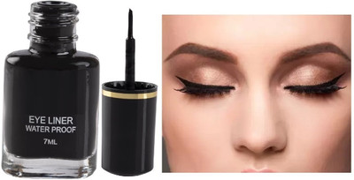 Wonholli Quick Dry Smudge Proof | Long Lasting Eye Makeup Eyeliner 7 ml(BLACK)