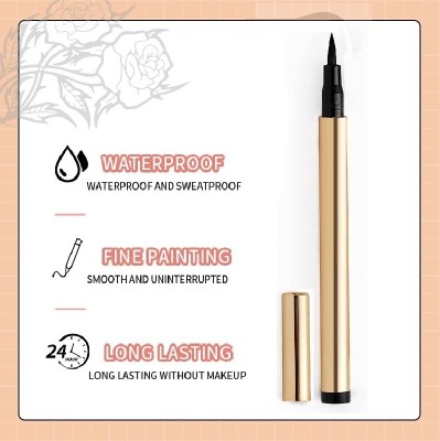 YAWI Smudge Proof Black Color Eyeliner Sketch Pen 1.5 g(BLACK)