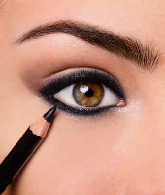 FLORERO 3 IN 1 USE KAJAL EYE LINER AND EYE BROWN KAJAL(BLACK, 2 g)