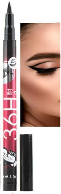 AMOSFIA Black Matte Finish Long Lasting Sketch Eyeliner 5 g(Bold Black)