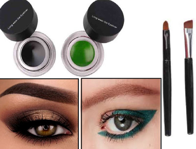 GFSU - GO FOR SOMETHING UNIQUE Smudge Proof Lasting Gel Eyeliner 8 g(BLACK, GREEN)