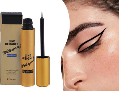 nn wing and bold new matte water proof eyeliner pack of 1 5 ml(BLACK)