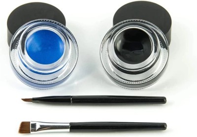 Neycare beauty full shade black & blue eye liner perfect pack of 2 8 g(black, blue)