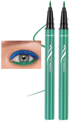 tanvi27 Waterproof Tip Sketch Green Eye Liner 4 g(Green)