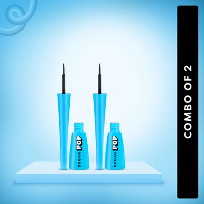 SUGAR POP Matte Eyeliner 01 Black | Highly Pigmented | Intense Matte | Smudge-proof 9 ml(Black)